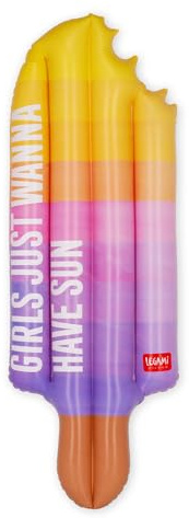 Legami - Materassino Mare Gonfiabile, Materassino Gonfiabile Singolo, 2 Camere ad Aria, Supporta fino a 90 Kg Include Toppa Autoadesiva per Piccoli Fori, 72 x 179 cm