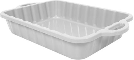 LALADEFIEE Bac De Récupération D'huile Moteur en Plastique Épais Gris Grand Bac De Vidange Étanche Entretien Automobile Maintenance Voitures Professionnels