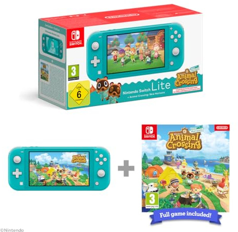Nintendo Switch Lite (Turquoise) + Animal Crossing New Horizons