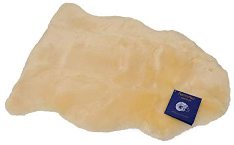 Baby Lammfell Naturform (Medlam Babylove) medizinisch gegerbt 100% Merino Naturfell Premium Qualität waschbar Länge 65/70cm Farbe med.