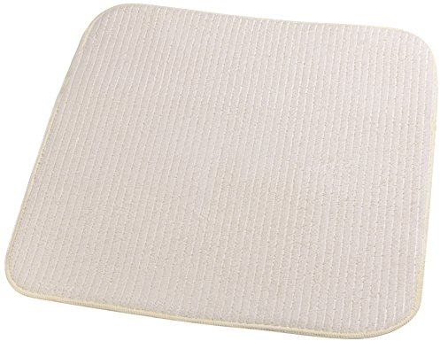 Addis 515058 Microfibre Drying Mat-Cream, Fabric, W:40 x D:45