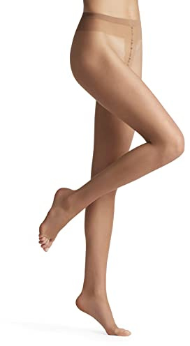 FALKE Damen Strumpfhose Shelina Toeless 12 DEN W Ti ultra-transparent einfarbig 1 Stück, Hautfarben Sun 4299, S