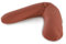 Theraline Ersatzbezug für Das Original Schwangerschaftskissen & Stillkissen, Stillkissen Bezug 190 cm, Jersey aus 100% Baumwolle, Farbe: Rotbraun