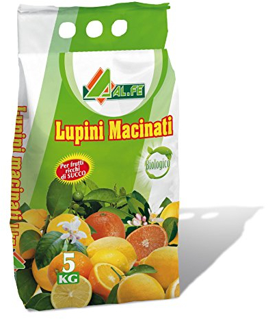 AL.FE LUPINI MACINATI CONCIME PER LIMONI E PIANTE ACIDOFILE CONFEZIONE IN SACCO DA 5 KG