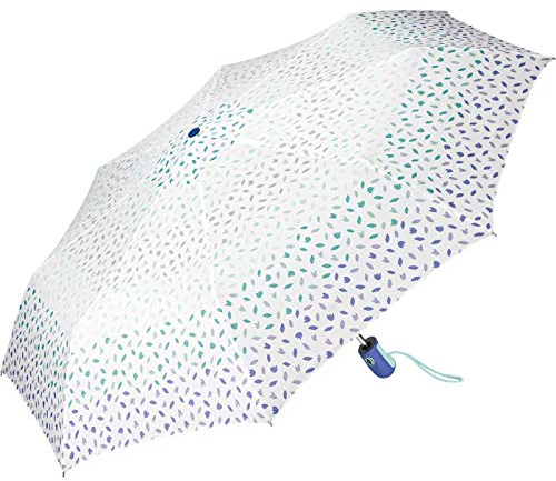 Esprit Taschenschirm Easymatic Light Ditsy Florals - Blau