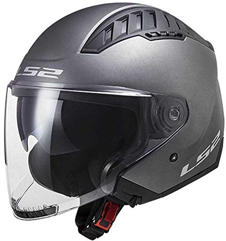 LS2, Casco Moto Jet COPTER SOLID Matt Titanium, M