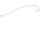 DAPRONA 250x Crochets pour Tuile Type J Argent 40mm Fixation de Tuiles, Montage Facile
