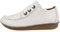 Clarks Damen Funny Dream Oxford, White Leather, 39.5 EU