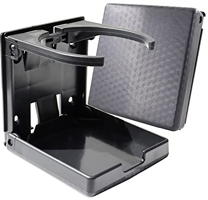 2 Pcs Adjustable Folding Drink Holder Universal Automotive Cup Holder Bottle Holder for Car Truck Boat Van Home, Suitable for 17oz - 20oz Water Bottle Soft Drinks Hot Coffee Mug up to 6.5-9cm Diameter