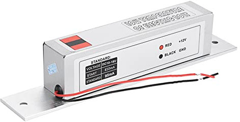 Leapiture Serrure à pêne dormant à mortaise électrique Mode NC de verrouillage à basse température pour dispositif de verrouillage de contrôle d'accès de porte pour usine d'entrepôt de bureau