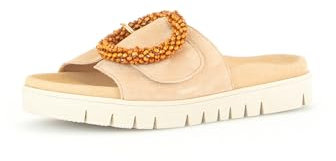 Gabor Damen Pantoletten, Frauen Slipper,Best Fitting,Schlupfschuhe,schluepfschuhe,Slip-ons,Backless Slipper,Mules,Caramel,44 EU / 9.5 UK