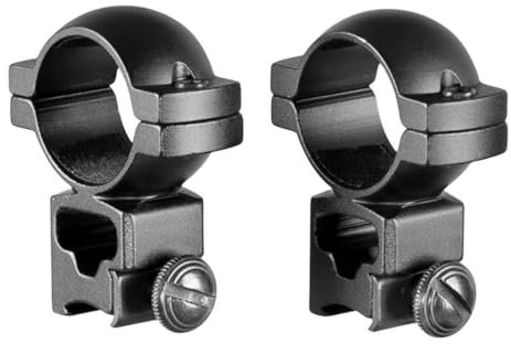 MyHaing Paire d'anneaux de Fixation de Lunettes de visée 25,4 mm Support de visée Optique Queue d'aronde 11mm Rail Type d