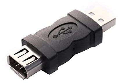 Yuly Firewire IEEE 1394 6Pin to USB Adapter Female to Male Adaptor Convertor for MP3 Player Computer Cable Connector Firewire IEEE 1394 6 Pin USB Adapter