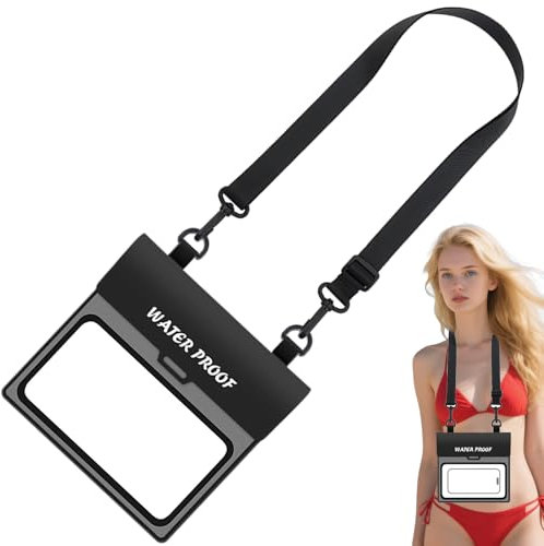 Handytasche Wasserdichte Handytasche - Wasserdichte Handytasches aus PVC | Große Smartphone-Hülle mit Touch-Funktion für Freizeit, strands und Outdoor Organizer-Tasche wasserfest für Smartphones