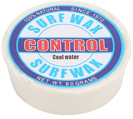 Oreilet AntiSlip Paraffin Surf Skateboard, Portable Anti Slip Paraffin Surf Skateboard Wax Surfing Board Accessory with Wax Comb (Cold water wax)