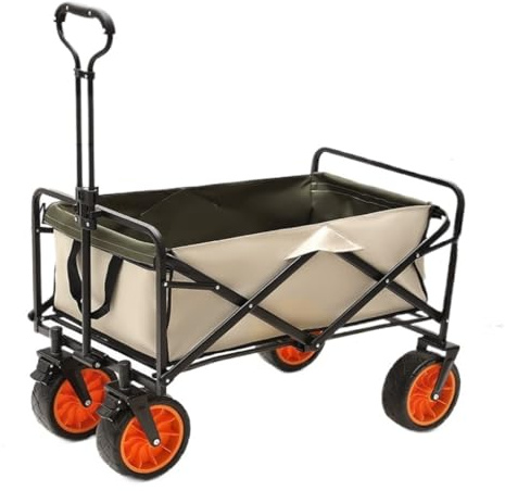 Carrello da campeggio pieghevole a mano per campeggio, carrello da campeggio versatile