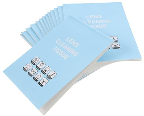 DEARMAMY 700 Sheets Lens Cleaning Tissue Paper for Optical Equipment and Camera Lenses, Soft Wood Pulp Material High Absorption, Multifunctional Cleaning for Microscope and Phone Screens,