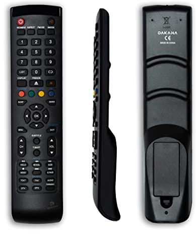 Dakana Ersatz Fernbedienung für DYON Enter 32 Pro-X 39 Pro-X 40 Pro X 43 Universalfernbedienung für Dyon Enter Fernseher Ultra HD Remote Smart TV vorkonfiguriert und sofort einsatzbereit