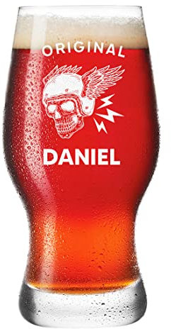 polar-effekt Bierglas mit Gravur 0,5l für Männer Weizenbierglas Geschen für Männer