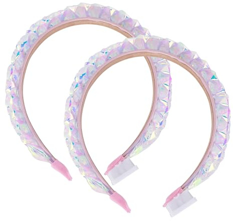 Miawtro 2 Bandeaux Lumineux, Bandeaux LED, Trois Modes D'éClairage RéGlables pour Mascarade, Costumes De Bal, Accessoires pour Cheveux pour Femmes Et Filles.