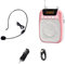 Mégaphone S358 Amplificateur de voix avec microphone pour professeurs de yoga et fitness