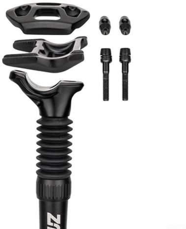 Mountain Bike Suspension Seatpost Shock Absorber 25.4-33.9mm Aluminum Alloy with Spring Adjustable 350-400mm Length(33.9 * 400MM)