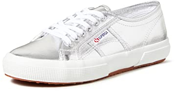 Superga Damen 2750 Cotmetw Sneaker, Silber 031, 36 EU