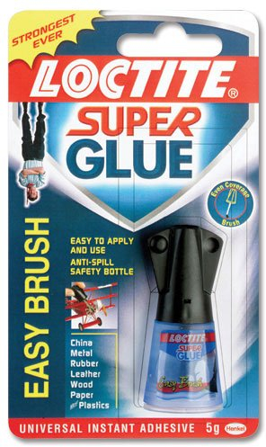 Loctite Super Glue Easy Brush in Anti-spill safety Bottle 5g Ref 87819150