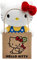 Joy ToyHello Kitty Classic Eco Plush 24 cm in wiederverwendbarem Kartontäschchen - der Plüsch ist aus 100% aus PET Flaschen recyceltem Material