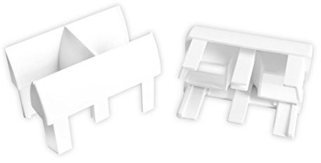 DIWARO® Einlauftrichter für Führungsschiene aus Kunststoff | weiß | 939