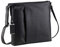 Picard Pure Shopper aus fein genarbtem Rindsleder - Reissverschluss, verstellbarer Tragegurt, 2 Steckfächer mit Gummizug 24 x 24 x 4,5 cm (H/B/T) Damen (9426), schwarz, s