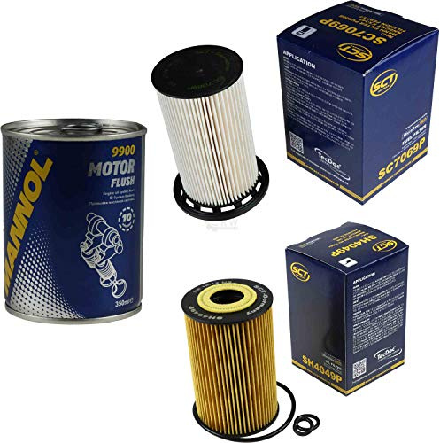 SCT 11582112 Set de filtres d'inspection + moteur Flush de rinçage moteur