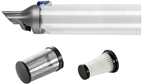 Genius Invictus One Version 2.0 Container-Set 4 TLG blau - Staub-Behälter 180ml + HEPA-Filter + Edelstahl-Filter + Bürstenaufsatz | Komplettpaket für effizientere und schnellere Reinigung