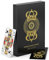 TS Spielkarten | Romme Kunststoff Kartenset - Gold-Edition wasserfest für Poker, Canasta, Bridge mit klassisch französischem Bild