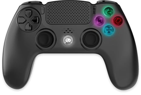 Freaks and Geeks - Trådlös fjärrkontroll för PS4 LED (svart)