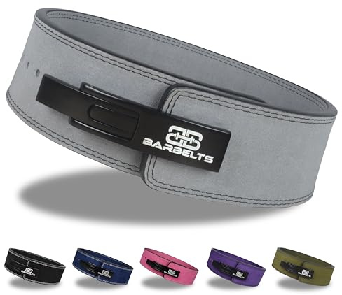 Barbelts Cinturón de levantamiento de pesas 10 mm, cinturón de levantamiento de pesas 100% cuero, Cinturón de levantamiento de pesas, Cinturón de entrenamiento de fuerza