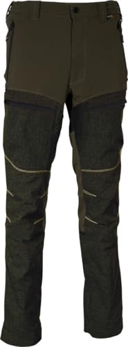 COFRA KREIEN (03 Fango/Nero) 52 Taglia 52 Pantaloni Altamente Resistente alle Abrasioni, rovi, Spine, per Caccia Trekking e lavori estremi