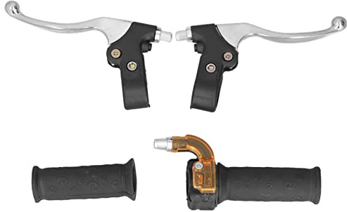 Motorcykelkopplingsbromsspaken, 22 Mm Motorcyklar Twist Throttle Grips Bromsspakar Sett åt Vänster för 47 49 2 Slags Smutscykel