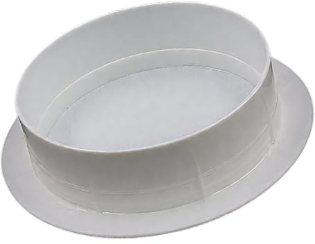 Generico Coperchio Foro per la Parete del Cappuccio per sfiato di plastica Decorativo per Aria condizionata Forte Materiale PP Duro Bianco Type160