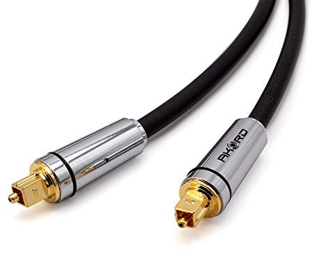 AKORD 1.5 m Gold Plated High Resolution Professional Digital Optical Audio Cable