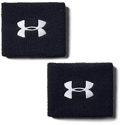 Under Armour Men UA Performance Wristband, Wristband in a Set of 2, Wrist Sweatband