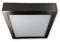 LICHT DISCOUNT LED Aufbauleuchte Aufbauspot 18W warmweiß 2800K | Moderne Panel Deckenlampe | Aufbaustrahler eckig 230V aus Aluminium | Deckenleuchte Deckenspot Aufputz alu gebürstet |