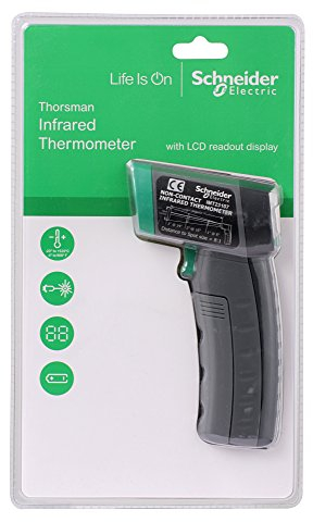 Schneider Electric Thorsman Infrarotthermometer mit LCD-Display für Oberflächenmessung, -20°C bis 520°C, Batterie 9V, Artikelnummer IMT23207