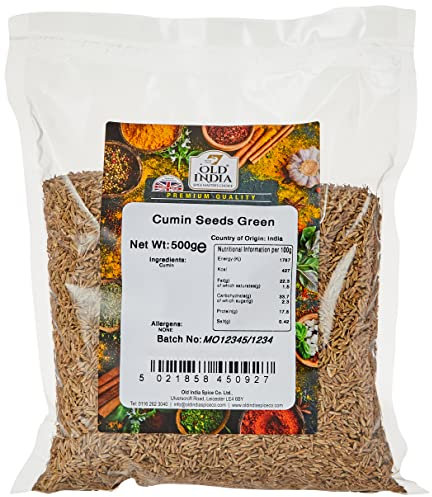 Old India Cumin Seeds Green 500g