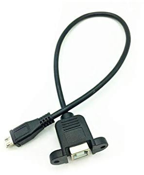 antianzhizhuang Câble adaptateur micro USB mâle vers USB 2.0 type B femelle 30/50 cm