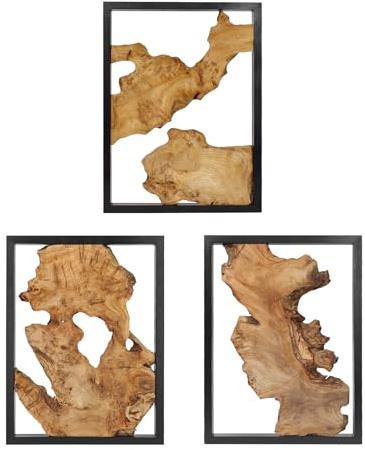 Modern Wood Wall Decor- Natural wood Handcrafted Rustic Charm for Your Home - Perfect for Living Room, Bedroom,Kitchen,or Office