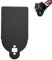 IUSOT Kennzeichenhalter E Scooter Edelstahl Nummernschildhalter (Schwarz), Nummernschild, Kompatibel mit für Xiaomi M365, Acrylmaterial,Warnschild Halterung für Elektroroller, Roller, Skateboard