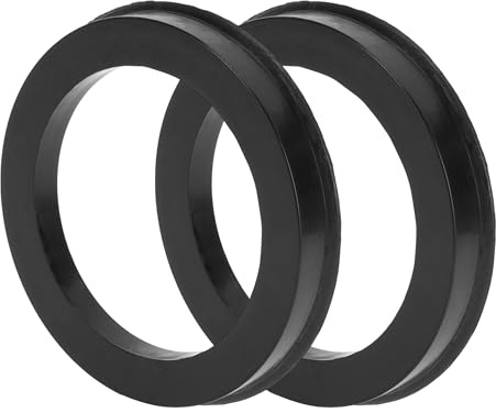 TUCKBOLD Anelli Centrici Mozzo Ruota Neri 2 Pezzi in Plastica