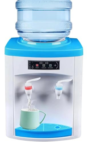 Dispensador de agua fría y caliente eléctrico 550 W para garrafas 4,5–18,9 L – compacto de mesa (sin cubo)