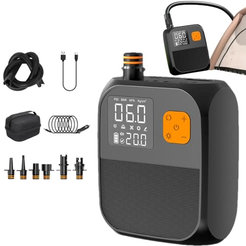 Pompa Ricaricabile - Pompa Elettrica Ricaricabile | Pompaa Elettrica Per Suup Con Batteria Riicaricabile | Elektrische Pumpe, Aufblasbare Paddle-Board-Pumpe Für Outdoor-Camping, Aufblas